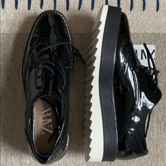 Zara Platform Oxfords